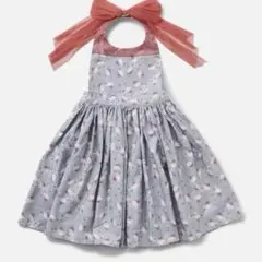 フラミンゴ柄お食事エプロン　マールマール