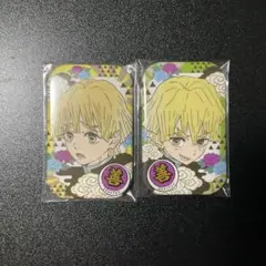 鬼滅の刃　缶バッチ　まるかくカンバッチ　我妻善逸　2点