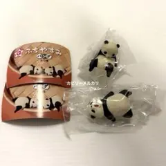 ふちやすみ パンダ あくび すわり ①