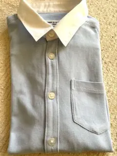 COMME CA DU MODE 水色 長袖シャツ 140cm
