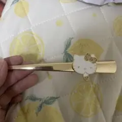 ハローキティ ゴールドヘアピン