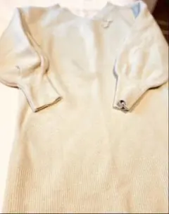 【こま様専用ページ】新品　ジルスチュアート　Vネック ニットワンピース