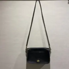 【美品✨/希少】オールド コーチ ショルダーバッグ クロスボディ レザー 黒 COACH コーチ オールドコーチ クロスボディ ワンショルダー