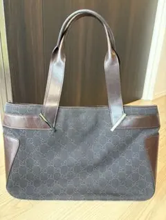 期間限定 GUCCI GG キャンバス 73983 ハンドバッグ ダークブラウン