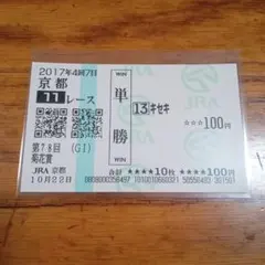 現地購入単勝馬券　アドマイヤベガ　エリカ賞　ラミネート加工済み 現地購入単勝馬券 アドマイヤベガ エリカ賞 ラミネート加工済み