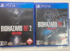 PS4ソフト　バイオハザード RE:2&RE:3 　2本セット