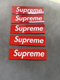 Supreme ロゴステッカー 5枚セット