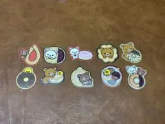 リラックマ ミスタードーナツ　フレークシール　10枚セット　シールビッツ