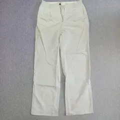 ユニクロ メンズ チノパン アイボリー W76cm 綿100%