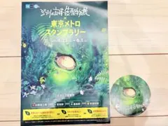 ジブリの立体造型物展 × 東京メトロスタンプラリー達成賞ステッカー