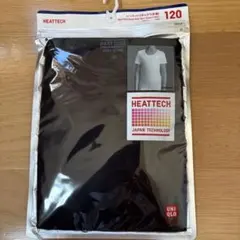 UNIQLO HEATTECH ブラック Tシャツ 120