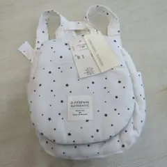 【新品未使用】D.FEESENSE 星柄リュック ホワイト