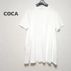 COCA フレアカットソー 白
