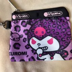LeSportsac Kuromi レオパードポーチ
