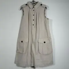 BURBERRY LONDON ノースリーブシャツワンピース サイズ40のサムネイル
