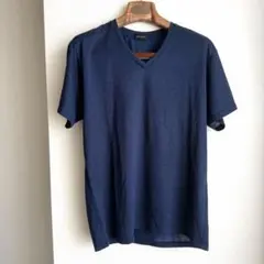 JOSEPH HOMME ネイビー Vネック 麻Tシャツ着用２.3回美品のサムネイル