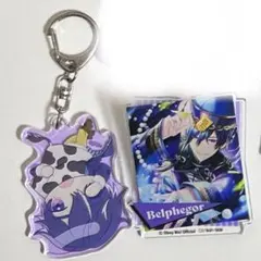 Obey me! ベルフェゴール アクリルキーホルダー アクリルピンバッジ