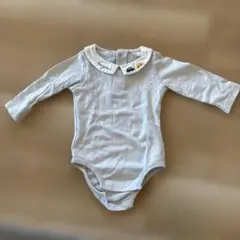 Mepouren 襟付きロンパース グレー