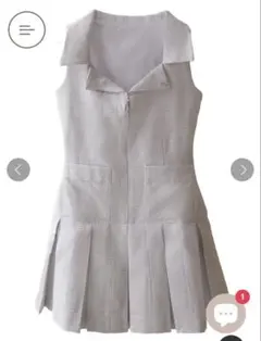 RANDY シャイニーツイードジップワンピース