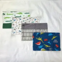 ランチョンマット４点セット　恐竜　ワニ　入園準備　ハンドメイド