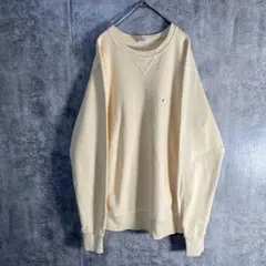 Champion リバースウィーブ スウェット ベージュ L トレーナー　古着