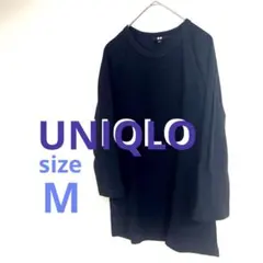 UNIQLO ネイビー 七分袖カットソー M