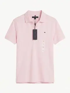 【新品】Tommy Hilfiger POLOシャツ Mサイズ ピンクのサムネイル