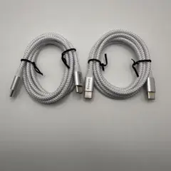 新品 USBTypeCケーブル 240W 1m 2本セット　ホワイト