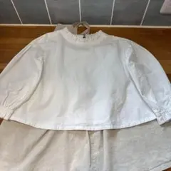 보우 슬리브 블라우스 벌룬 슬리브 블라우스 120cm