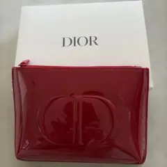 DIOR ディオール ポーチ レッド エナメル調のサムネイル