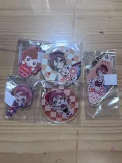 オンエア！ エメ☆カレ 小野屋あずき アクキー 缶バッジ 5点セット