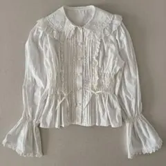 cornet コルネット ロリィタ ロリータ フリル 薔薇 ブラウス