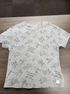 PEANUTS 120 半袖Tシャツ スヌーピー グレーのサムネイル