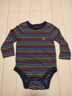 GAP マルチストライプロンパース 12-18month