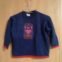 OshKosh ネイビー刺繍トレーナーのサムネイル