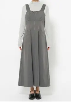 ★美品★mysty woman フロントZIP ジャンスカ