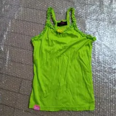 EARTH　MAGIC 蛍光グリーン タンクトップ 150