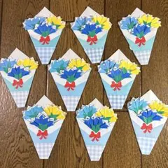 カーネーションの花束　折り紙ハンドメイド