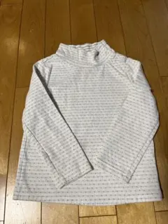 babyGap 100cm ドット柄　ハイネック長袖カットソー