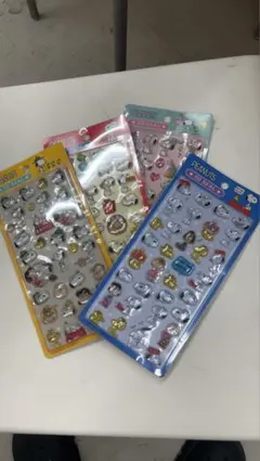 PEANUTS 3Dクリスタルステッカー 4種セット