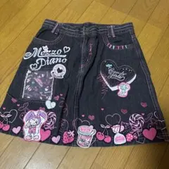 激レア　希少　メゾピアノ　べリエちゃん　ダークデニム スカート