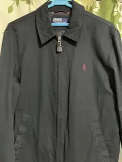 美品 ポロラルフローレン ドリズラージャケット ポニーロゴ チェック コットン