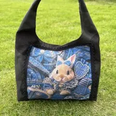 保冷バッグ　ドレスメーカー　ユキエモン　ハンドメイド ユキエモン♡ドレスメーカー♡外ポケット巾着♡ショルダー♡トート