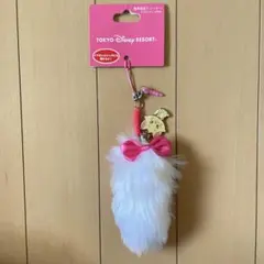 【マリー】 ストラップ しっぽ 携帯クリーナー ピンクリボン