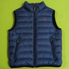 ポロラルフローレン 青 ダウンベスト 110cm 美品