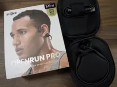 美品 SHOKZ OpenRun Pro Mini 骨伝導イヤホン