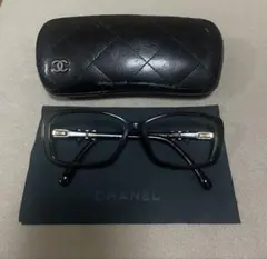 CHANEL 샤넬 다테 안경 리본 모티브 (렌즈 없음)