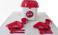 ♡非売品♡コカ・コーラ Coca-Cola ピクニックキャンバケット 食器セット