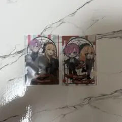 夕陽リリ 家長むぎ りりむぎ ポップコーン クリアカード ペアカード