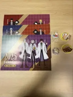 【非売品】　マッシュル　くら寿司　カレンダー　缶バッジ　ラバーキーホルダー